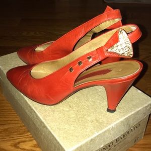 Luxurious Hand Made Italian Antonio Barbato Maestri Veneziani Heels Pumps Shoes